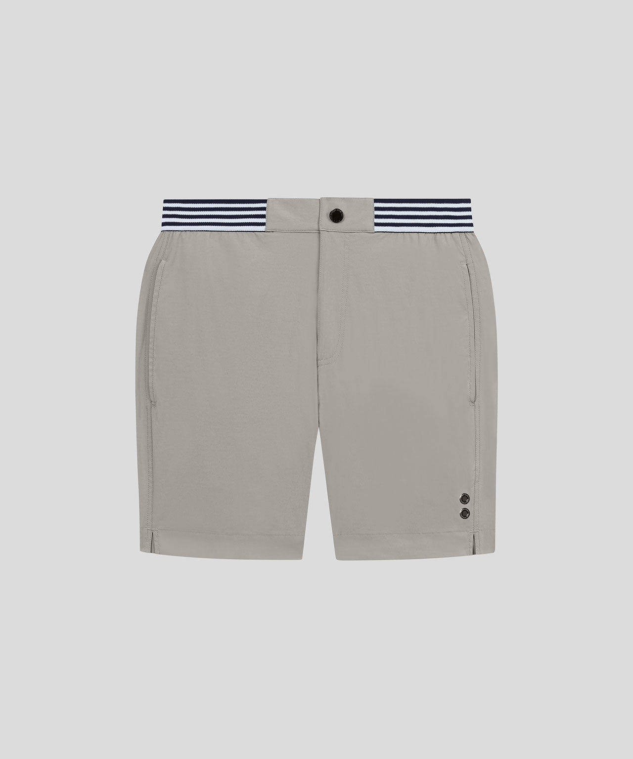 Urban Swim Shorts: Taupe Grey