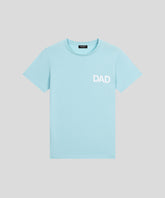 Organic Cotton T-Shirt "DAD": Light Turquoise