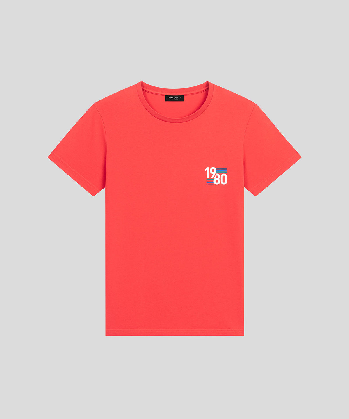 Organic Cotton T-Shirt "1980": Summer Red