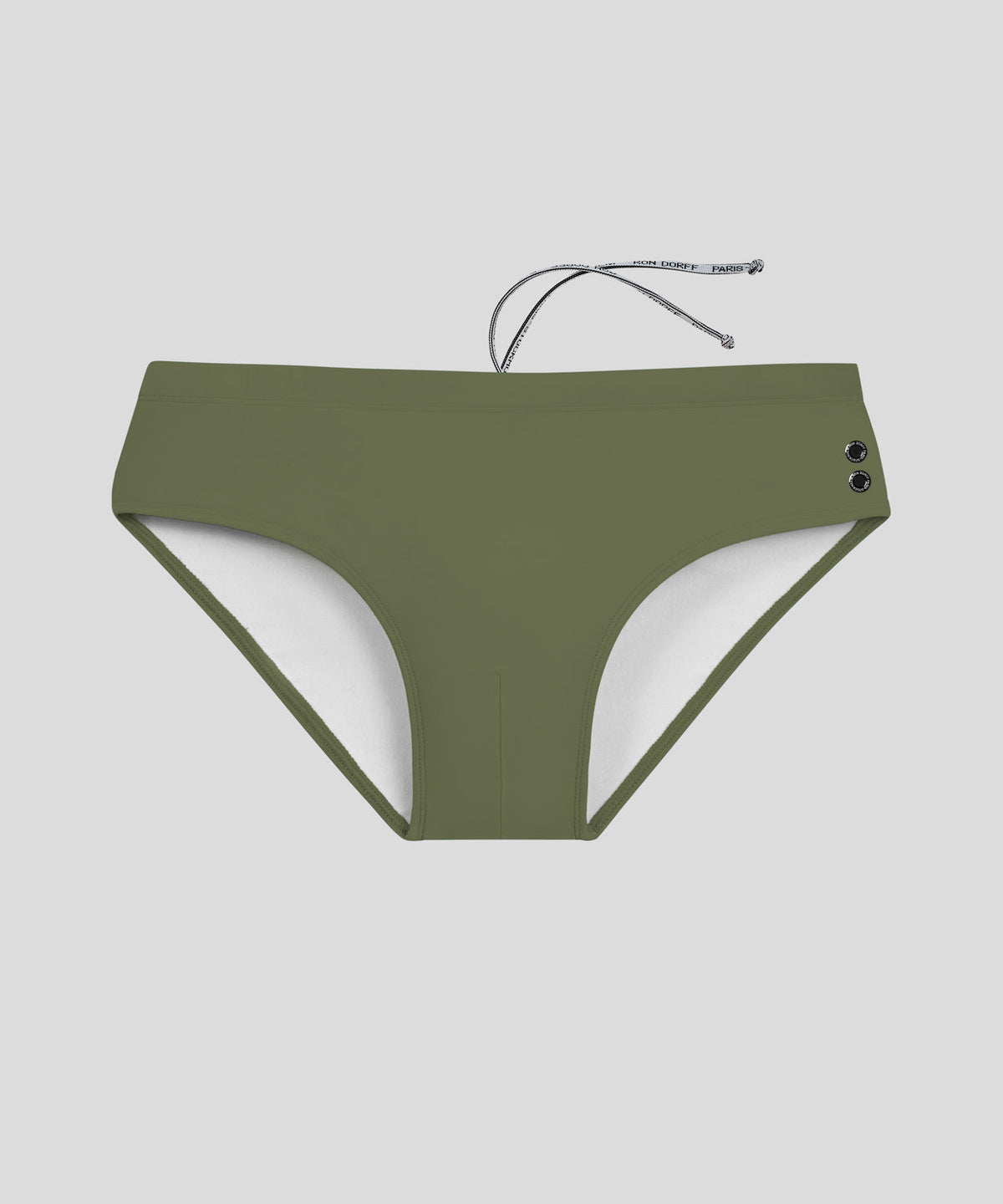 Swim Briefs: Olive Green