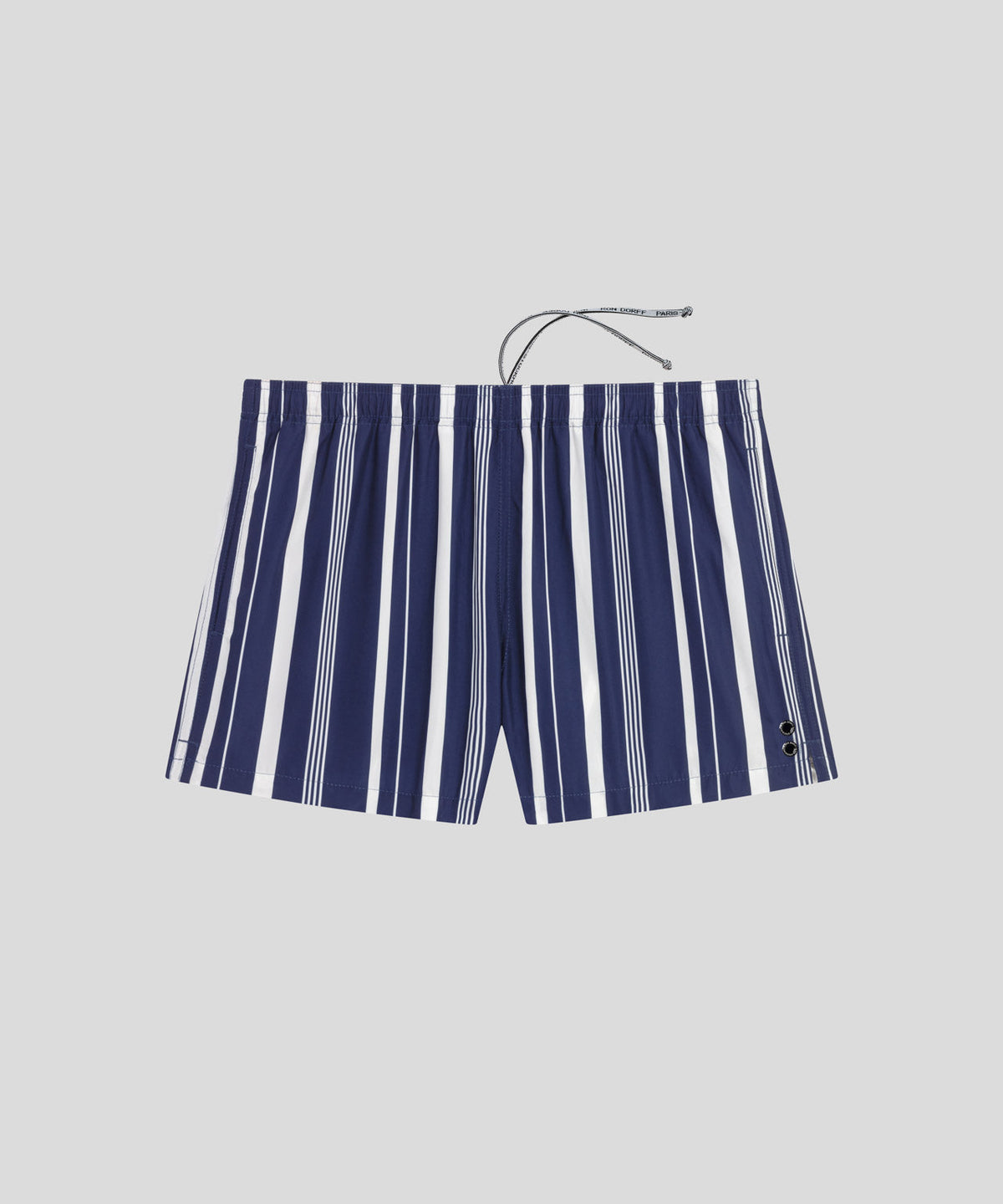 Swim Shorts Irregular Stripes: Navy / White