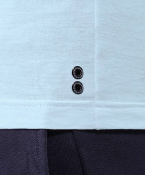 Crew Neck T-Shirt Eyelet Edition: Morning Blue