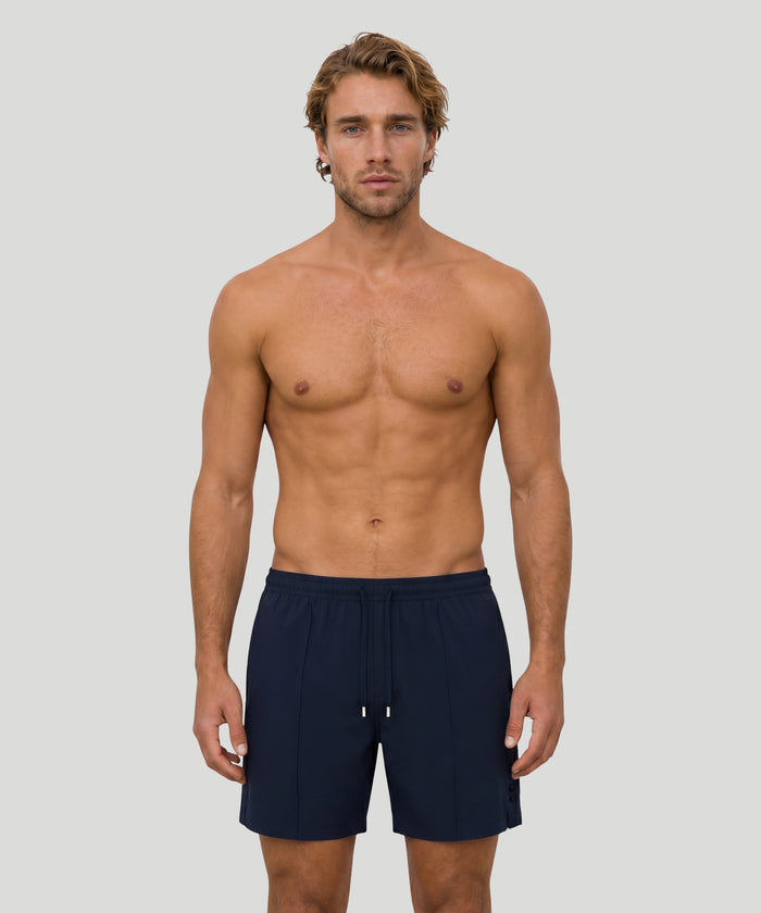 Cotton-Modal Home Shorts: Navy