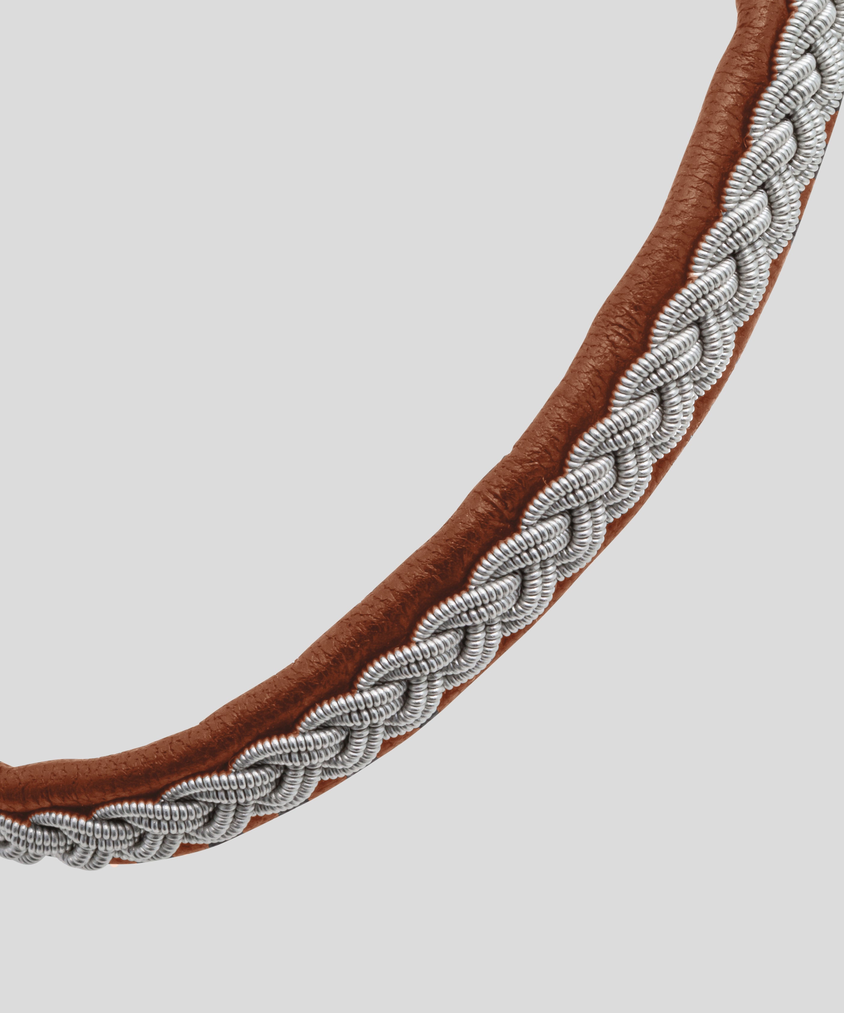 Lappland Tin Bracelet: Light Brown
