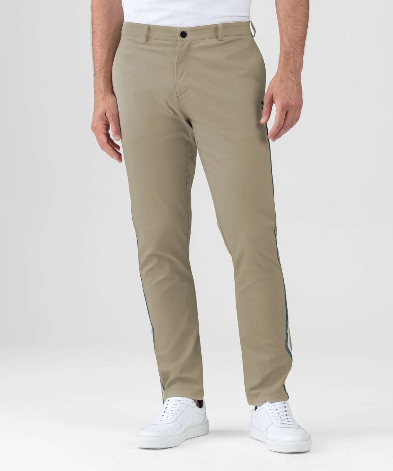 Sports Retro Chino Pants: Beige