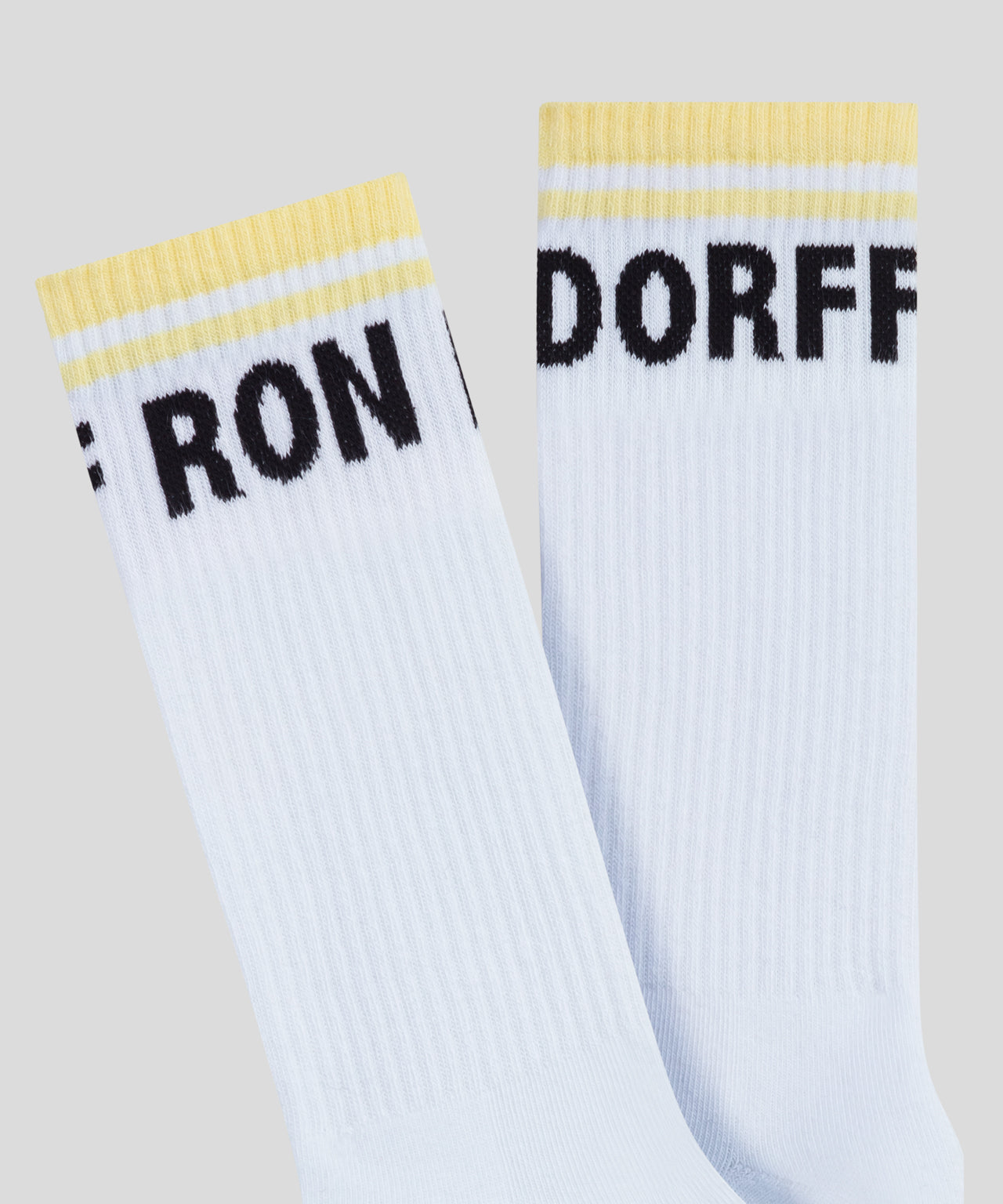 Sports Socks RD w Stripes: Scandi Yellow