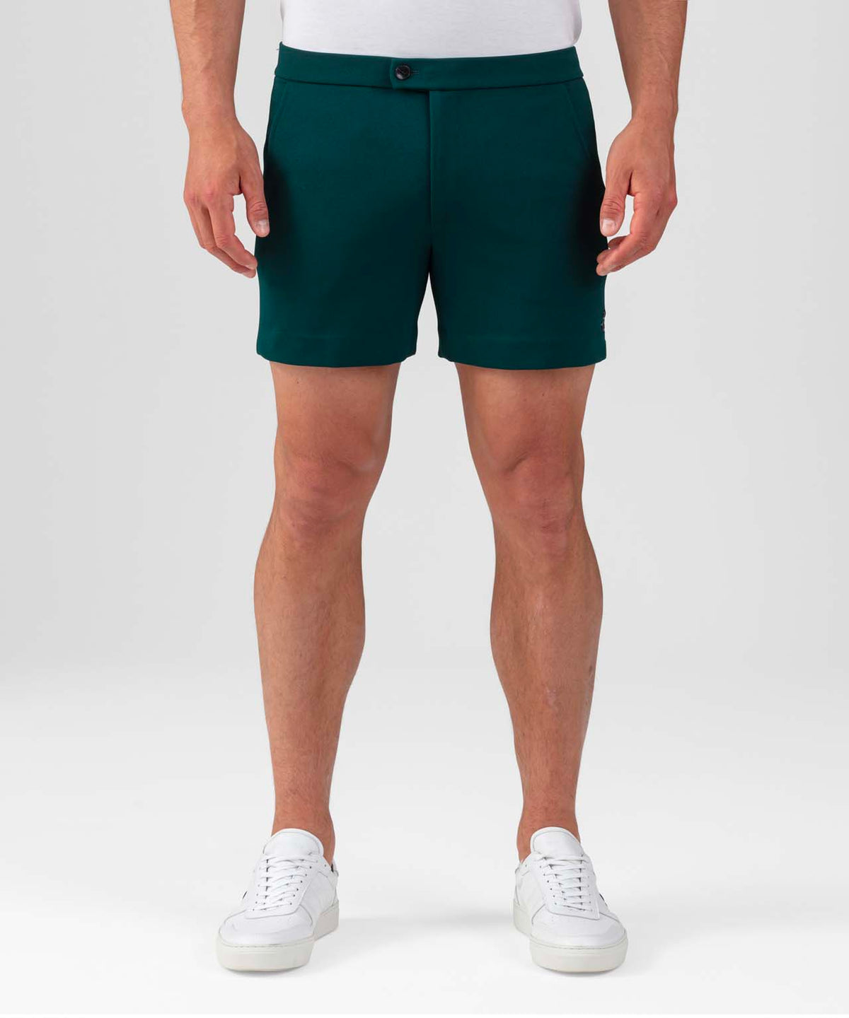 RD Tennis Shorts: Green Night