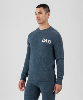 Cashmere Sweater "DAD": Dark Sage