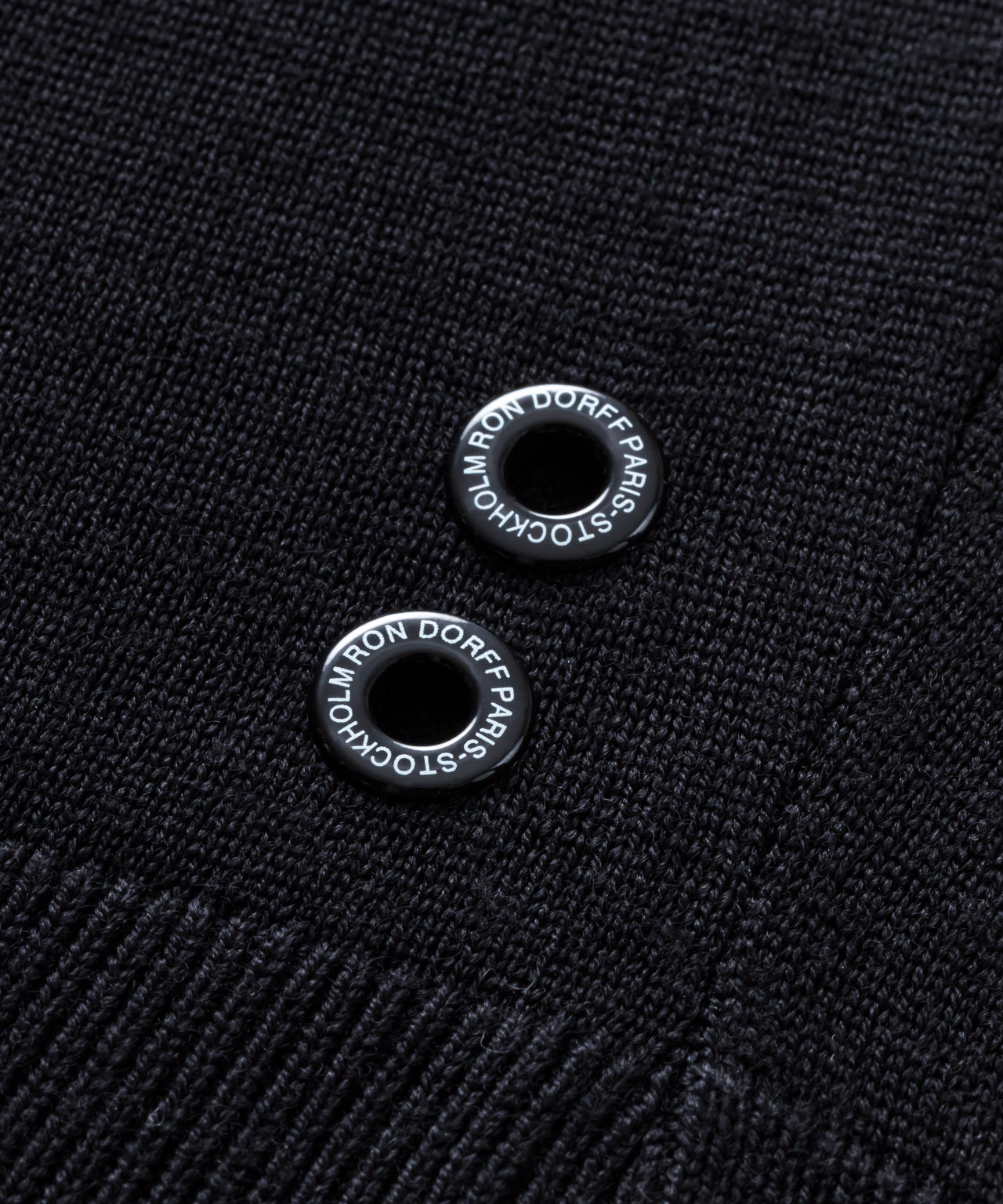 Organic Cotton Relaxed Fit Sweatshirt: Black | Ron Dorff | Sweatshirts