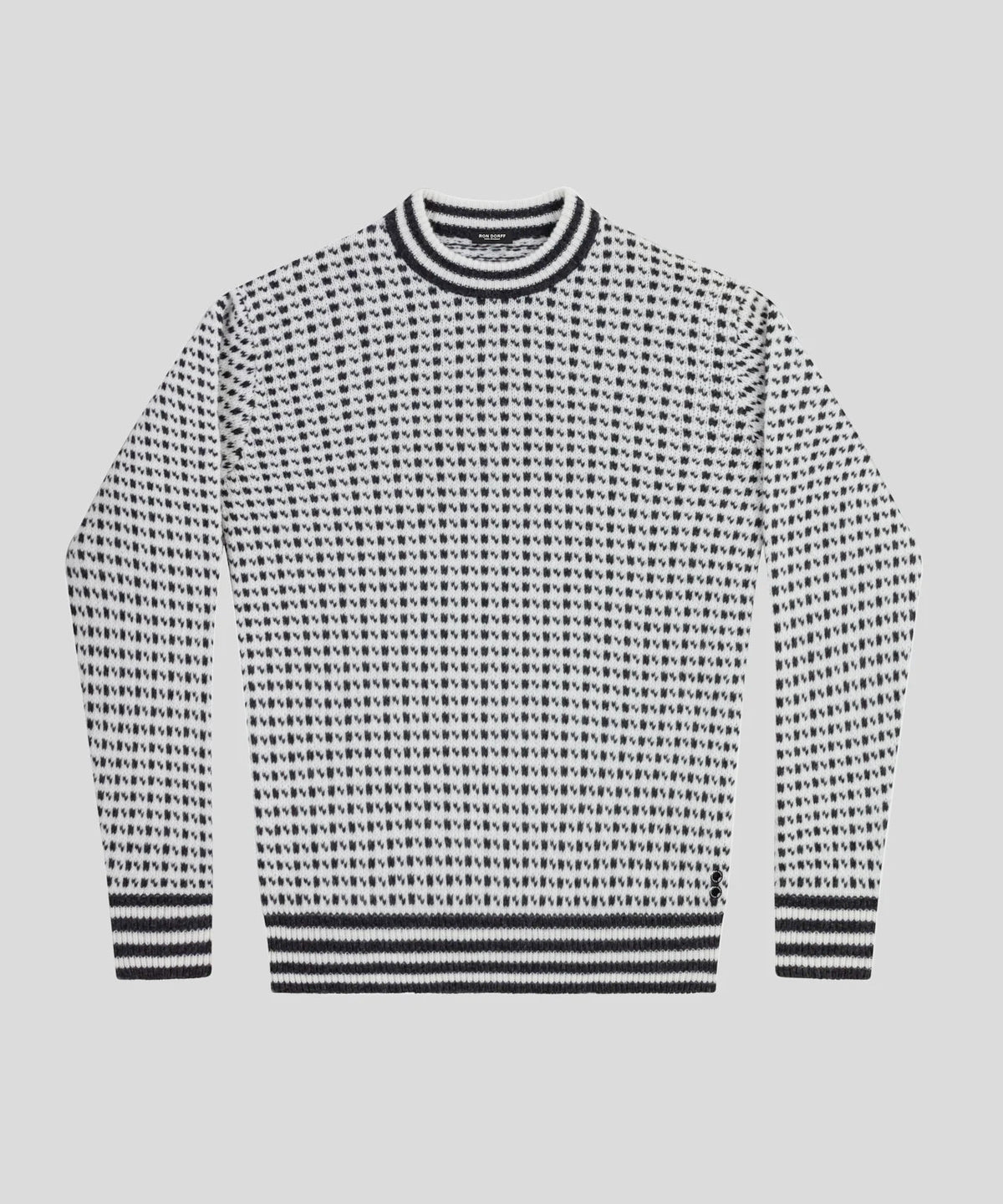 Swedish Fisherman Wool Sweater: Off White