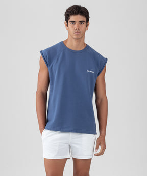 Organic Cotton Sleeveless Sweatshirt RON DORFF: Skyfall