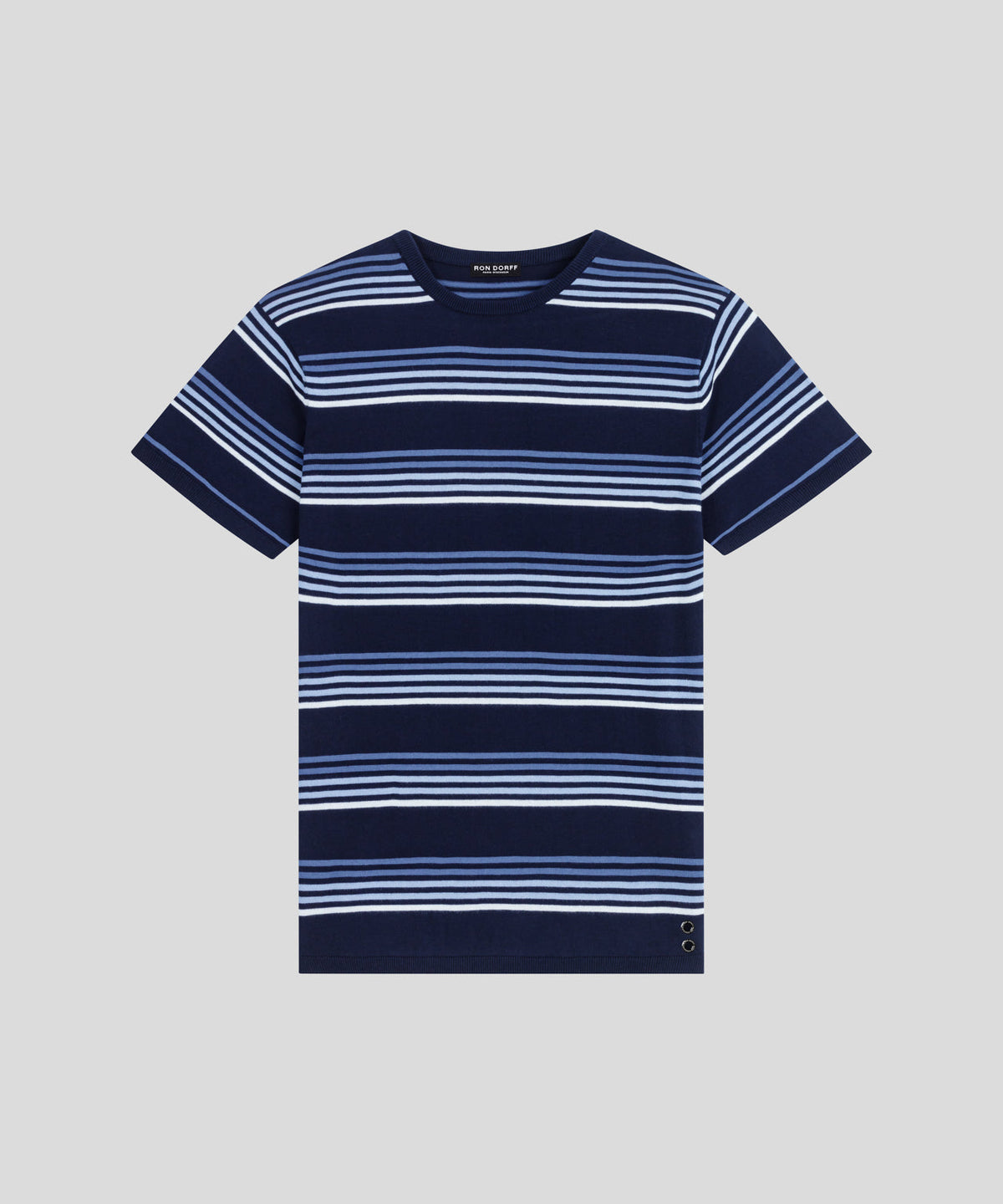 Knitted T-Shirt: Navy