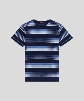 Knitted T-Shirt: Navy