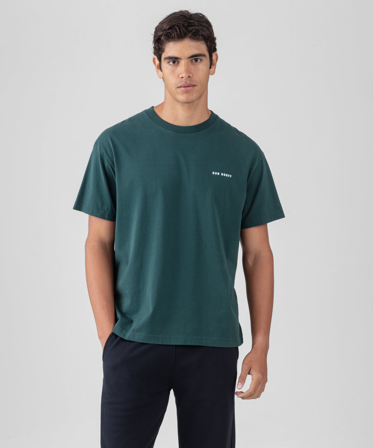 Organic Cotton Relaxed Fit T-Shirt: Green Night