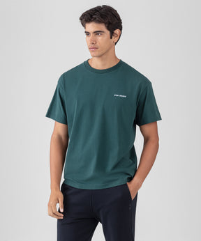 Organic Cotton Relaxed Fit T-Shirt: Green Night