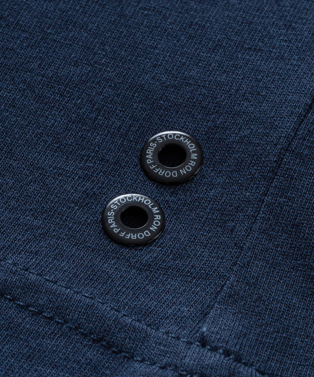 Cotton Modal T-Shirt Eyelet Edition: Navy