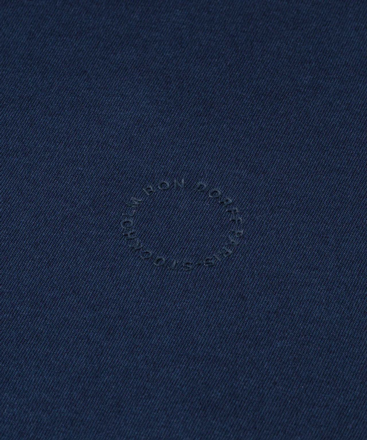 Cotton-Modal Henley T-Shirt: Navy