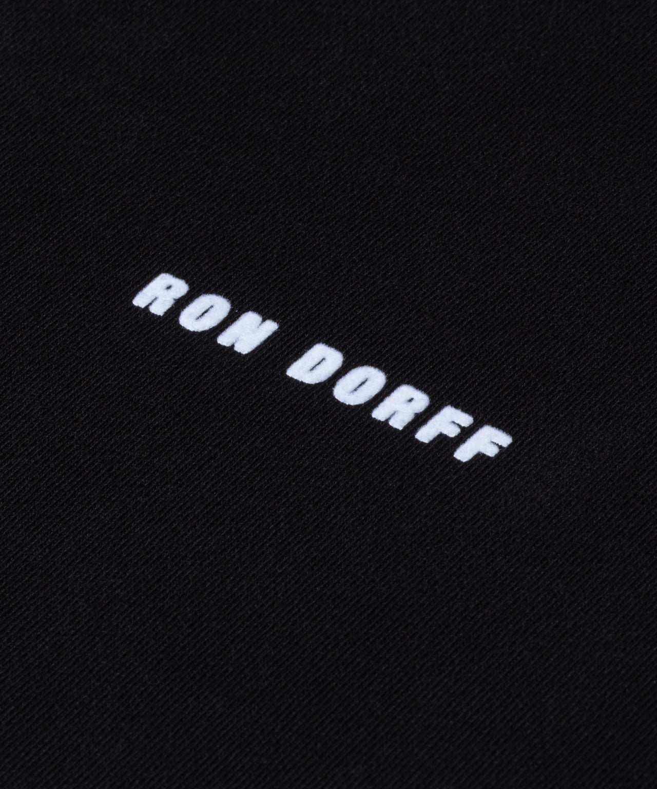 Fit Sweatshirt: Relaxed Black Cotton | Ron Organic Dorff