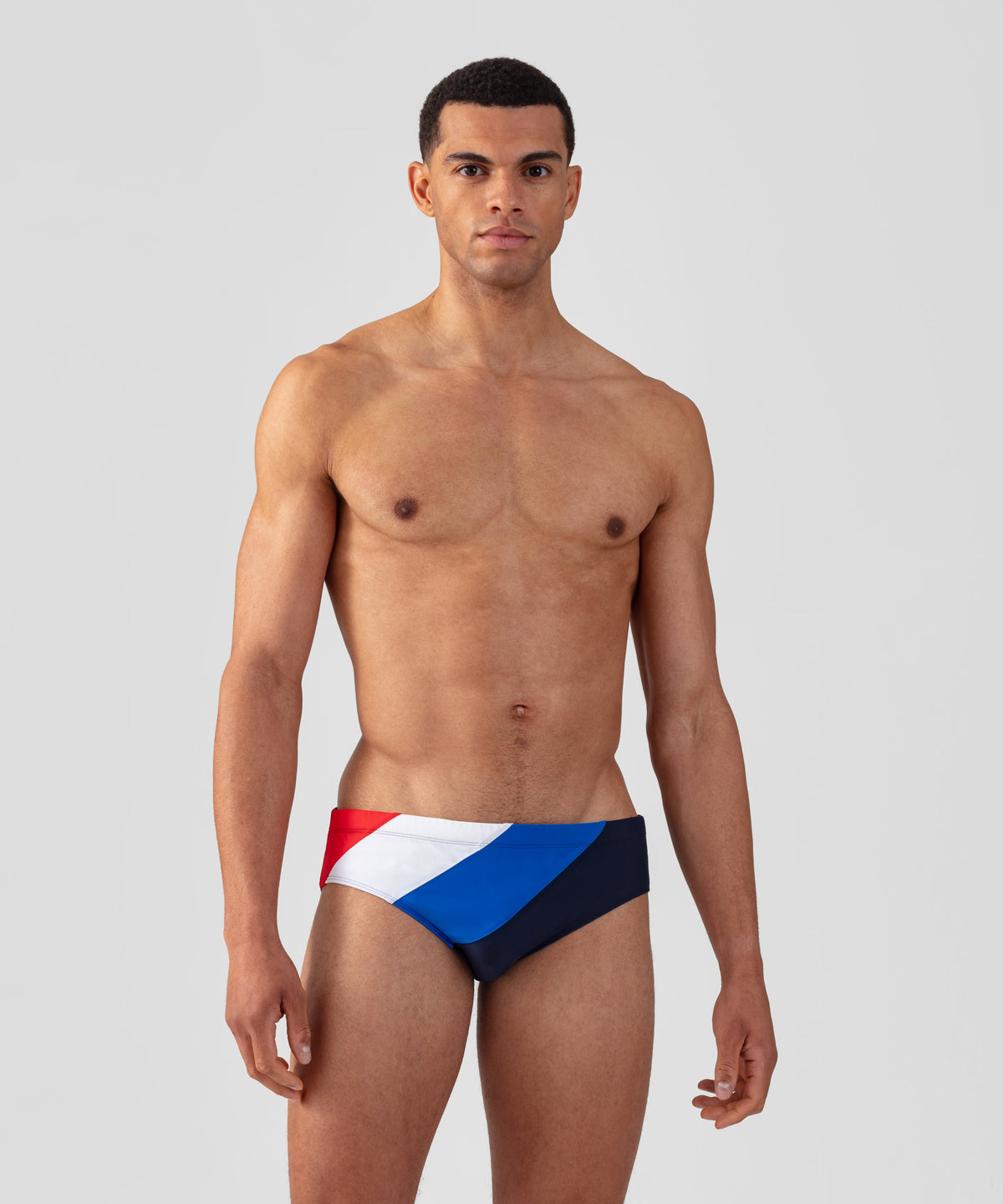Swim Briefs Panelled: French Blue