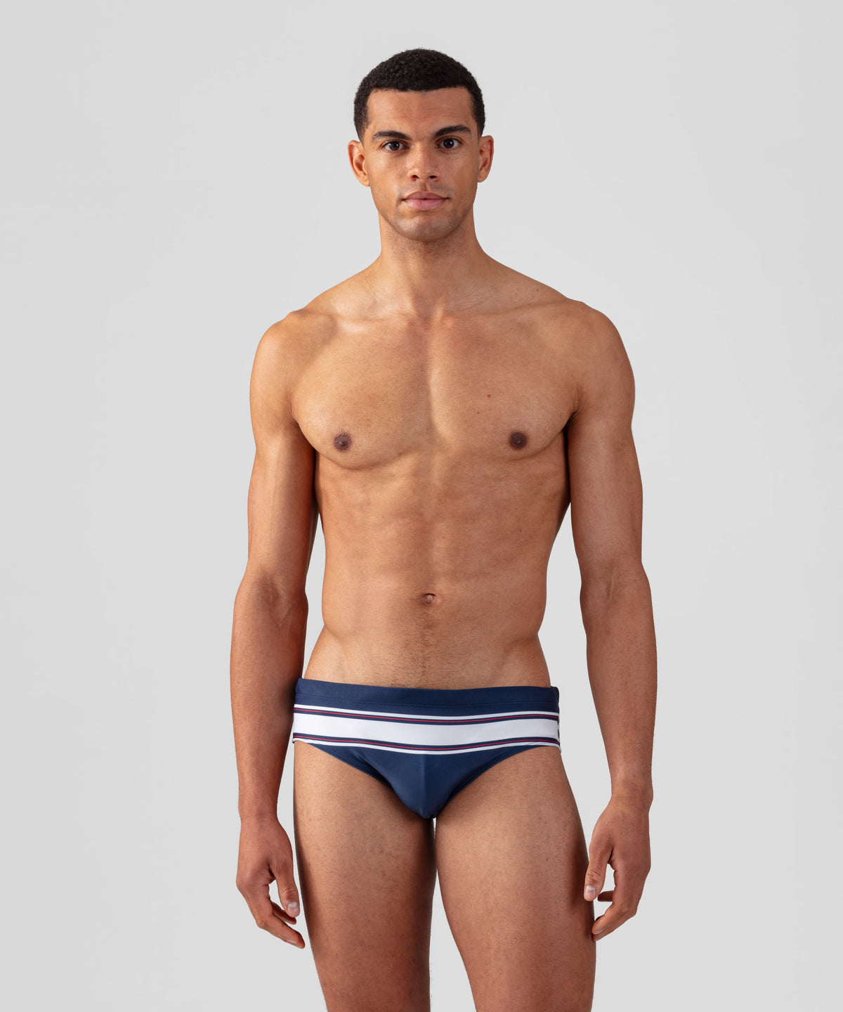Men's optic white swim briefs, Underwear & Beachwear