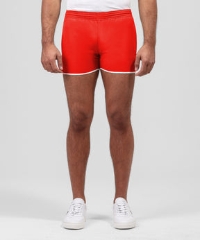 Marathon Exerciser Shorts: Summer Red