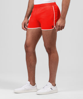 Marathon Exerciser Shorts: Summer Red