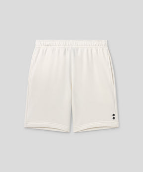 Organic Cotton Jogging Shorts: Off White