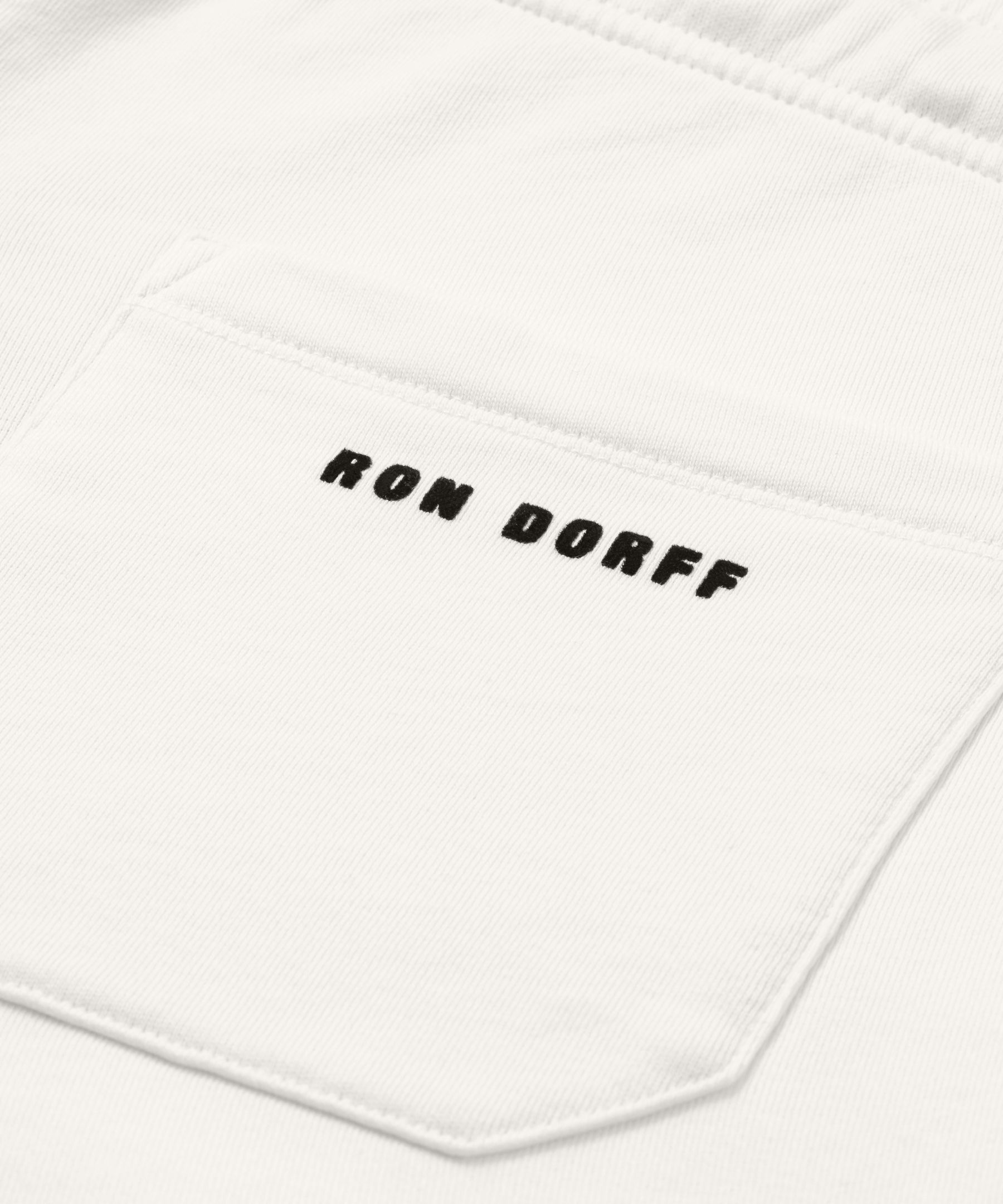 Organic Cotton Jogging Shorts: Off White