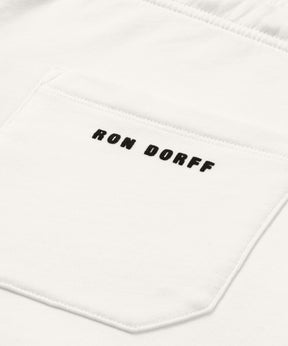 Organic Cotton Jogging Shorts: Off White