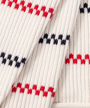 Swedish Fisherman Cotton Sweater: Off White