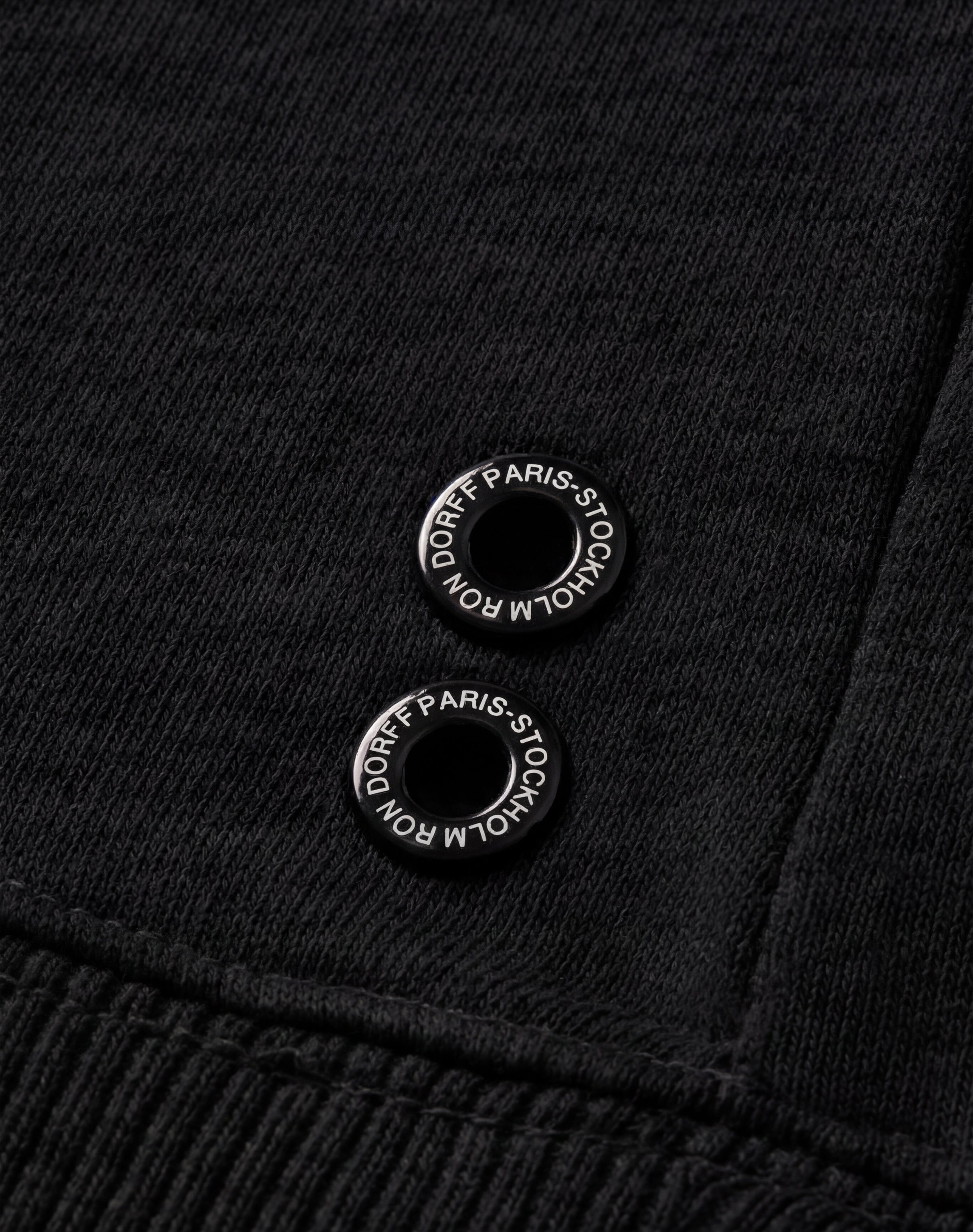 Organic Cotton Sleeveless Sweatshirt "DISCIPLINE": Black
