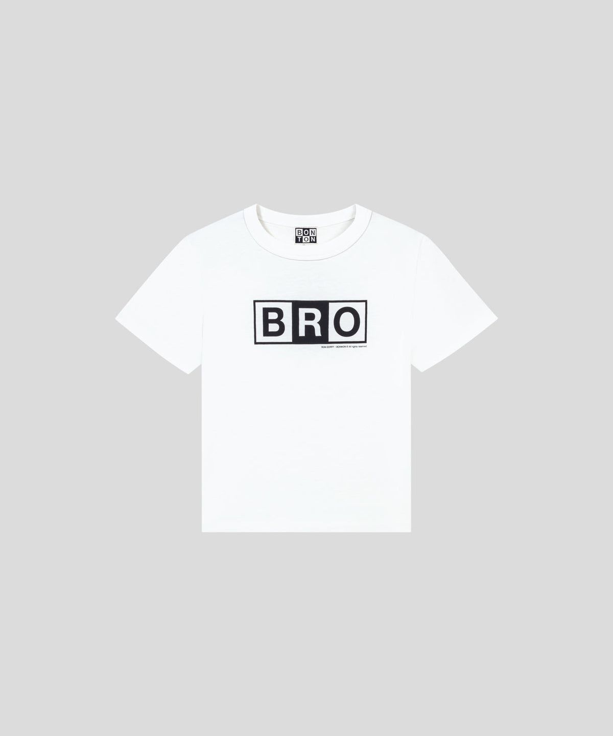 RON DORFF + BON★ON Kids Organic Cotton T-Shirt BRO: Off White