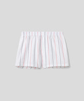 Boxer Shorts w. Tennis Stripes: Optic White