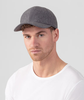 Wool Coach Cap "RON DORFF": Dark Grey