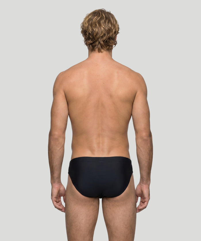 Slim Swim Briefs: Black