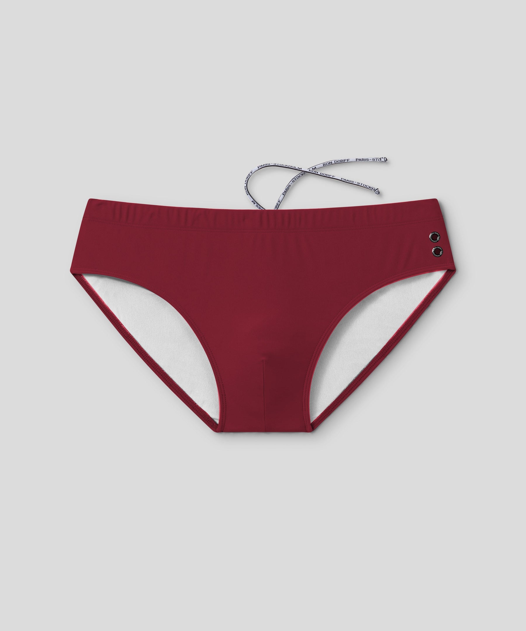 Swim Briefs: Burnt Red