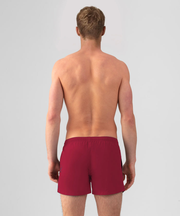 Swim Shorts: Burnt Red