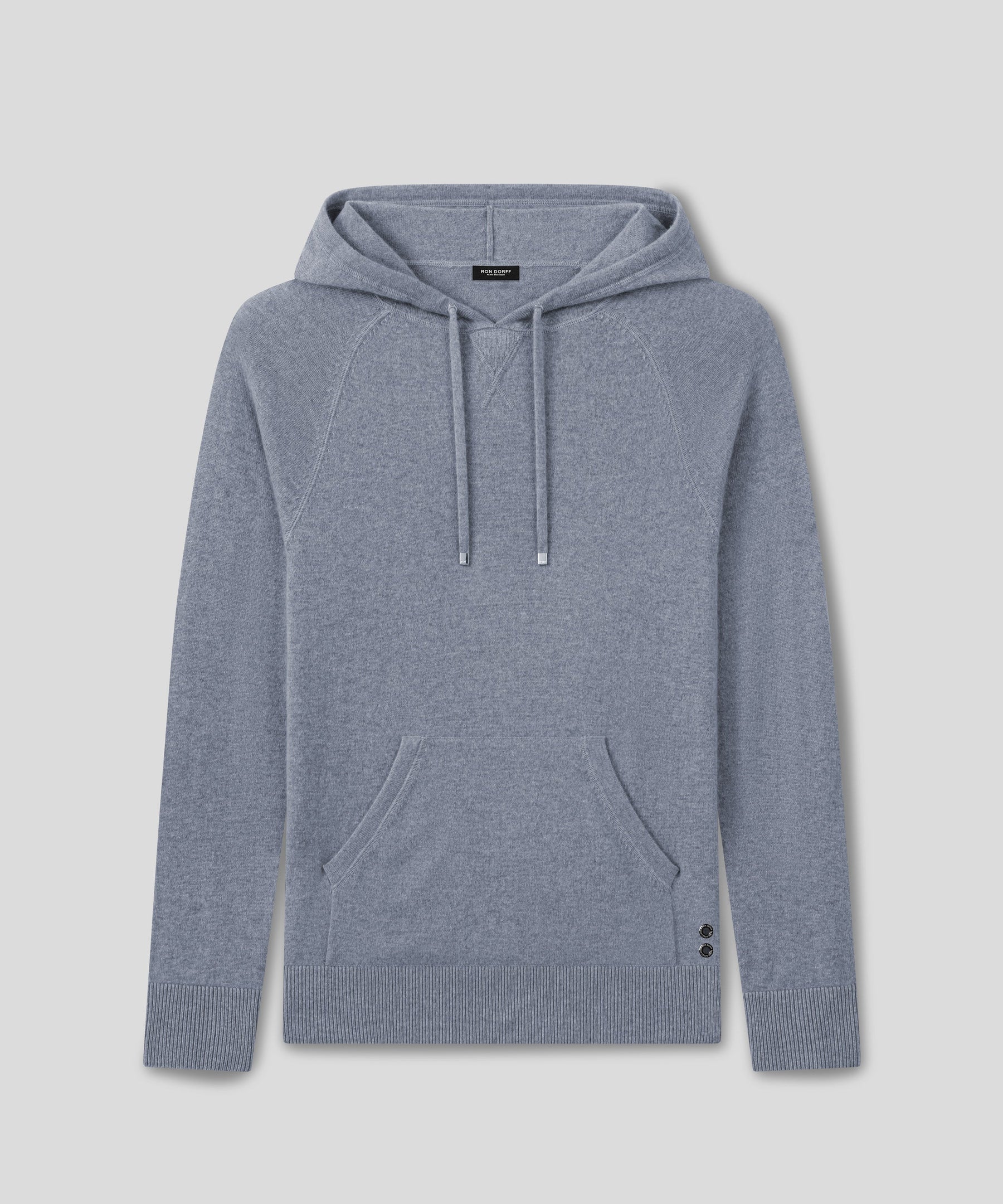 Cashmere Hoodie: Glacial Blue