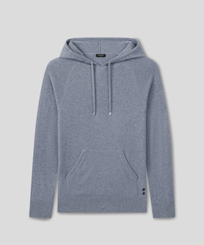 Cashmere Hoodie: Glacial Blue