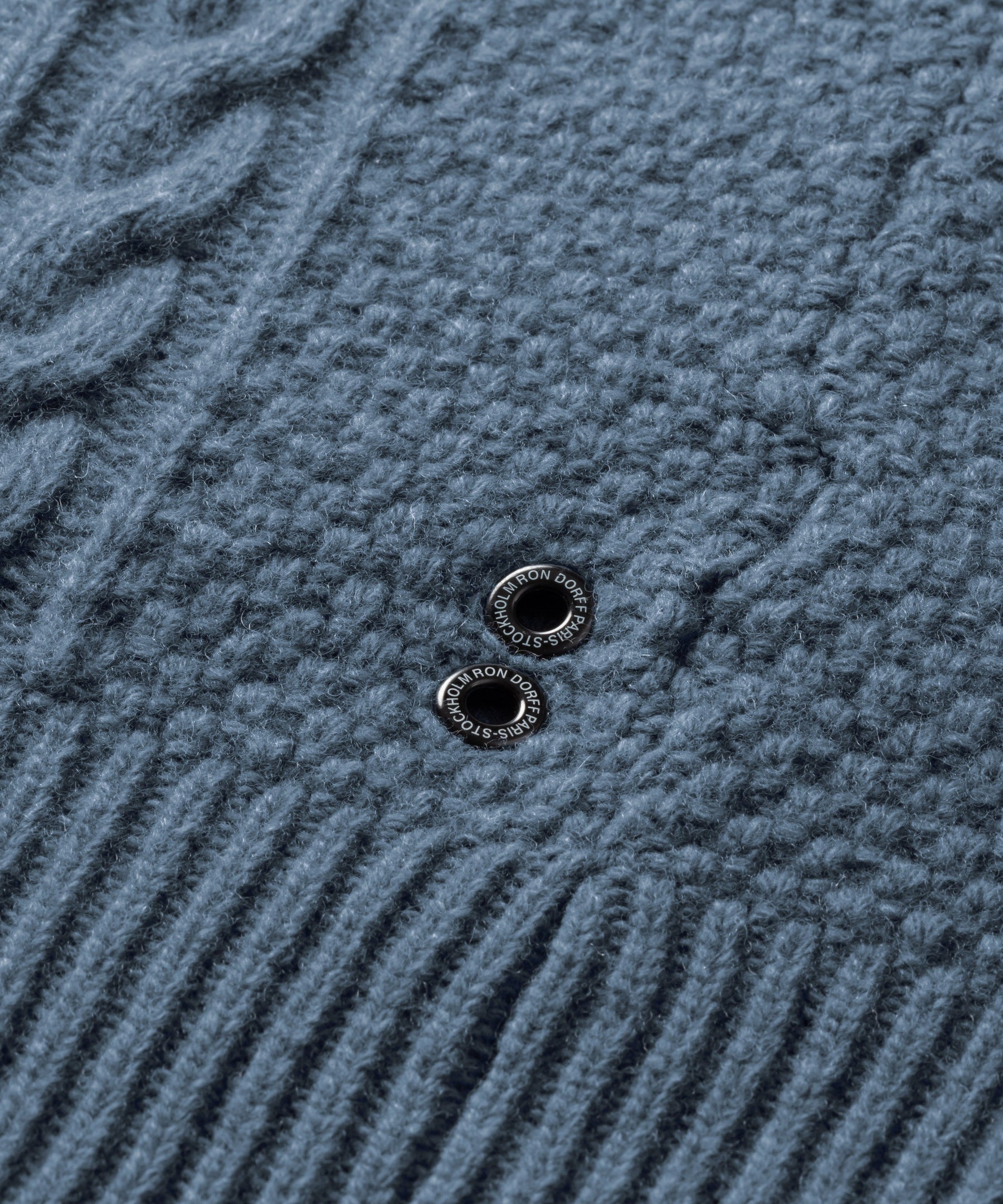 Wool Cashmere Telemark Sweater: Bering Sea