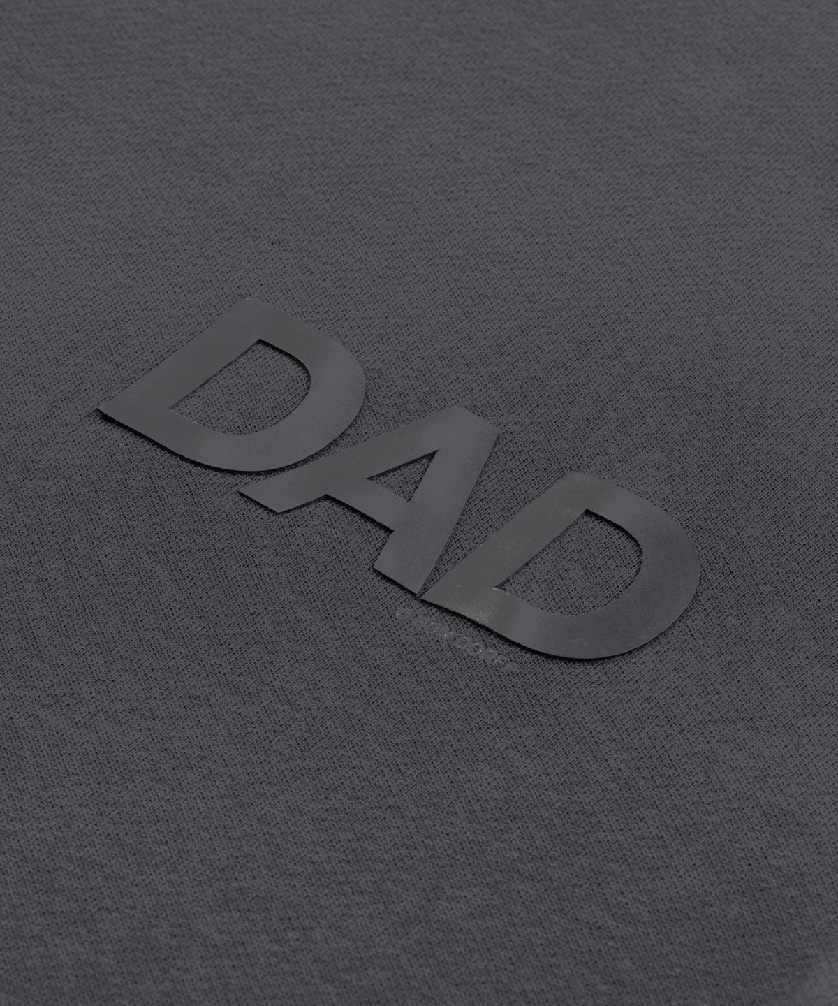 Organic Cotton Sweatshirt "DAD": Lava Grey