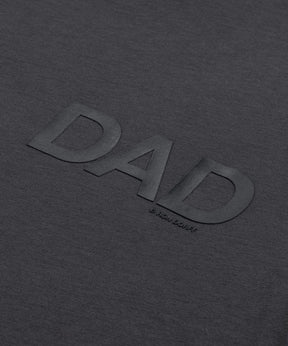 Organic Cotton T-Shirt "DAD": Lava Grey