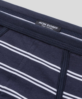 Boxer Briefs w. Double Stripes: Navy