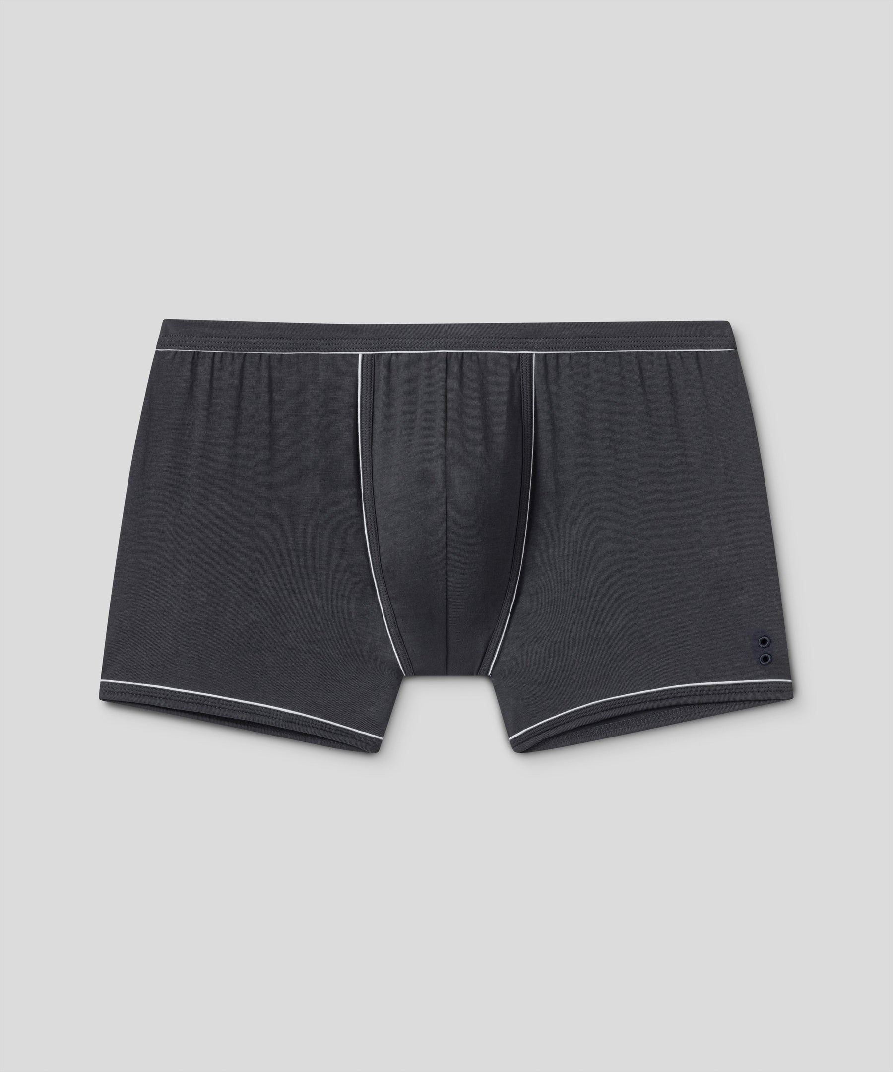 Boxer Briefs w. Piping: Lava Grey