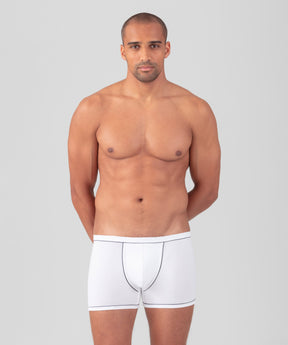 Boxer Briefs w. Piping: Optic White