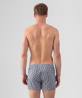 Boxer Shorts w. RD Pattern: Navy