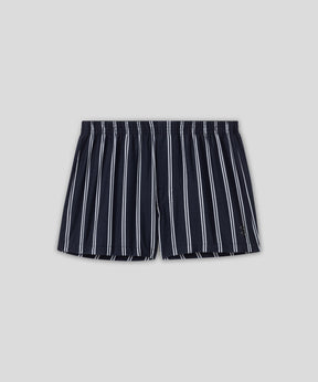 Boxer Shorts w. Double Stripes: Navy