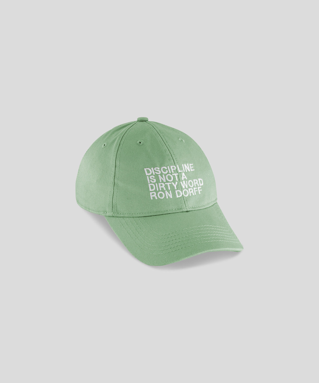 Cotton Coach Cap "DISCIPLINE": Light Cactus