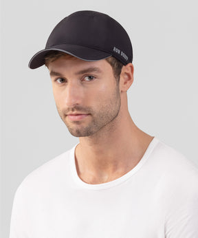 Sports Cap w. Reflective Piping: Black