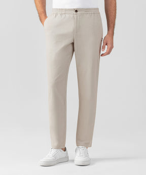 Cotton-Linen Pants: Ash Grey